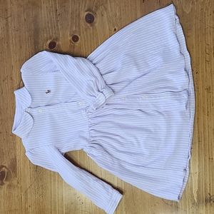 Polo by Ralph Lauren Lilac Striped Kids Casual Dress